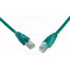 síťový kabel Solarix C5E-315GR-0,5MB Patch cat5e, SFTP PVC, 0,5m, zelený