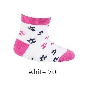 Gatta Cottoline jarní letní vzorované G14.59N Dívčí ponožky off white