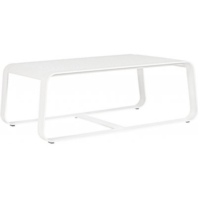 Bizzotto Merrigan 105 x 62 cm Bílý kovový zahradní konferenční stolek – Hledejceny.cz