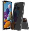 Pouzdro a kryt na mobilní telefon Samsung PROTEMIO 20590 SHOCK Extra odolný kryt Samsung Galaxy A21 průhledný