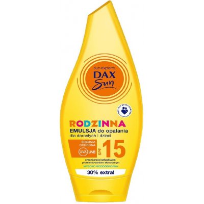 Dax Sun Family Opalovací mléko pro děti i dospělé SPF15 250 ml