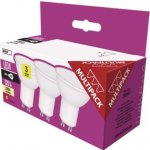 Emos LED žárovka Classic MR16 GU10 3,8 W 30 W 320 lm teplá bílá 3 ks – Zboží Mobilmania