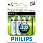 Philips AA 2600mAh 4ks R6B4B260/10 – Hledejceny.cz