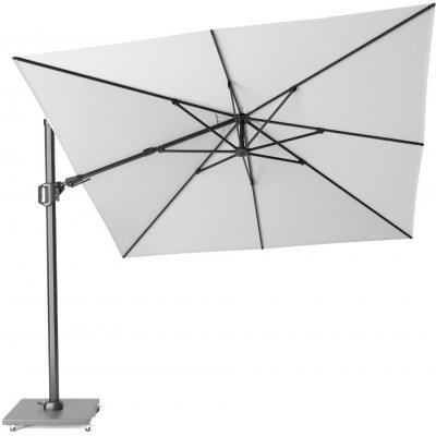 Platinum Slunečník Challenger 2 Classic 300 x 300 cm, Bílý, barva rámu Antracitová – Hledejceny.cz