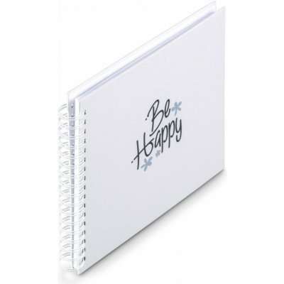 Hama album klasické spirálové Good Things HAPPY 28x24 cm, 50 stran – Zboží Mobilmania