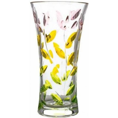 váza 28cm, BOHEMIA PR. LAURUS SPRING, barev. sklo – Hledejceny.cz