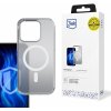 Pouzdro a kryt na mobilní telefon Apple 3mk Frosty MagCase White pro Apple iPhone 15 Pro