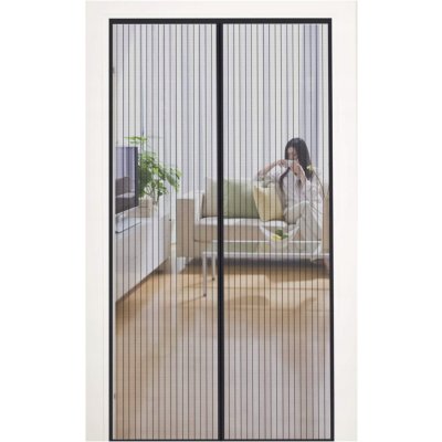 Moskytiéra do dveří černá 100x230 cm pro vlastní montáž – Hledejceny.cz