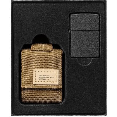 Zippo sada khaki Taktické pouzdro a černá Crackle 30057 – Zbozi.Blesk.cz