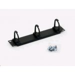 Triton RAB-VP-X02-C1 10‘‘ vyvazovací panel 1U 3× háček malý černý – Zboží Živě