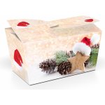 Selllot Vánoční čepička Minibonboniérka s čokoládovými pralinkami s kakaovým krémem 28 g – Zboží Dáma