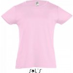 Dětské bavlněné tričko Sol's pro děvčátka růžová světlá – Zboží Dáma
