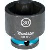 Příslušenství ke gola sadě Makita E-16221 - nástrčný klíč 1/2" velikost 30 mm square drive Impact BLACK