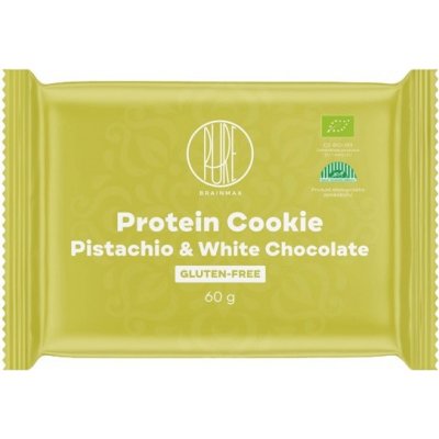 BrainMax Pure Protein Cookie BIO pistácie/bílá čokoláda 60 g – Zboží Mobilmania