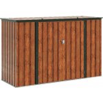 Omaxi zahradní úložná bedna 214 x 82 x 132 cm ocel hnědá 750525 – Hledejceny.cz