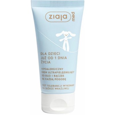 Ziaja Med Kids hypoalergický ultrazklidňující krém na obličej a ruce do každého počasí pro děti 50 ml – Zboží Dáma