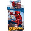 Povlečení Jerry Fabrics Povlečení Spiderman ve městě Bavlna 140x200 70x90