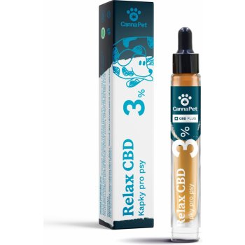 CannaPet Relax CBD 9% kapky pro psy 7 ml