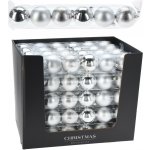 Mondex Sada 5 ks vánočních baněk PRUZ stříbrná – Zboží Dáma