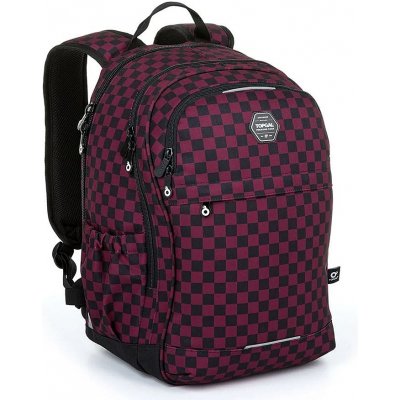 Topgal RUBI 24027 G červená černá – Zboží Dáma