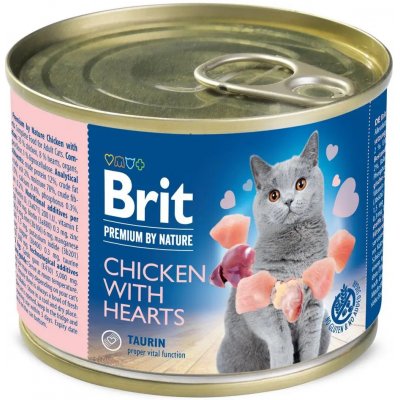 Brit Premium by Nature Chicken with Hearts 6 x 0,2 kg