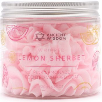 Ancient Wisdom šlehané mýdlo Růžová limonáda 120 g