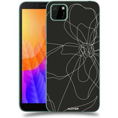 Pouzdro ACOVER Huawei Y5P s motivem Line Flower I