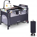 COSTWAY postýlka 5 v 1 s přebalovacím pultem – Zboží Mobilmania