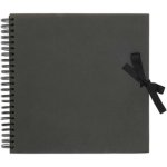 WEST DESIGN Album kroužkové černé se stuhou (200g/m2, 42 listů) 30×30cm – Zboží Živě