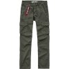 Pánské klasické kalhoty Alpha Industries Agent pant black olive