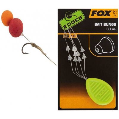 Fox Zarážky Edges Bait Bungs Clear – Zboží Mobilmania