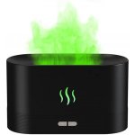 Aptel Zvlhčovač vzduchu s RGB podsvícením černý imitace plamene – Hledejceny.cz
