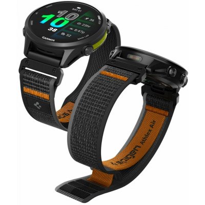 Spigen Athlex Air QuickFit 22 mm Garmin Fenix 5/5 Plus 6/6 Pro/7/Forerunner 935/945/970/Approach S60 – Active Black/Orange AMP11426 – Hledejceny.cz