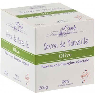 La Cigale Marseillské mýdlo "Cube" Oliva 300 g – HobbyKompas.cz