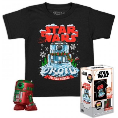 Funko Pocket Pop! & Tee Star Wars Holiday R2 D2 a dětské tričko XL – Zbozi.Blesk.cz