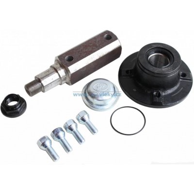 SPP Hřídel jekl 50x50mm vč. náboje šroubovací – Sleviste.cz