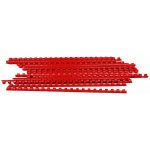 Generic Hřbet plastový 8 mm, 21-40 listů, červený, 100 ks – Hledejceny.cz