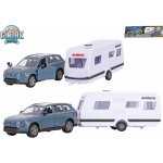 Kids Globe Traffic Volvo EX90 kov s karavanem 30 cm zpětný chod – Hledejceny.cz