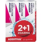 Additiva sada Multivitamin 2+1 ananas šumivé tablety 3 x 20 ks – Hledejceny.cz