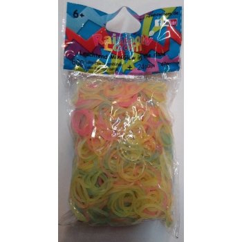 Rainbow Loom ® náhradní gumičky mix - svítící mix