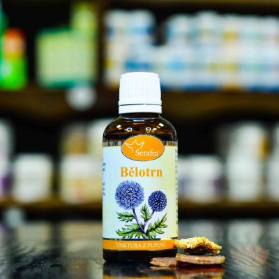 Serafin Bělotrn tinktura z pupenů rostlin 50 ml – Hledejceny.cz