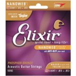 Elixir HD LIGHT Phosphor Bronze Nanoweb Coated 13-53 – Zboží Mobilmania