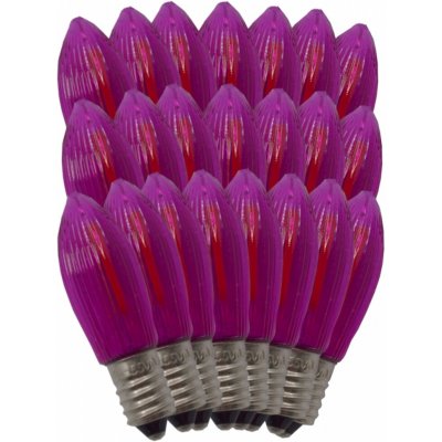 ElektroSkalka Svíčky LED žárovky 14V až 55V/0,3W E-10 22ks Filament růžové (1ks) – Hledejceny.cz