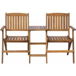 VidaXL Skládací zahradní lavice se stolkem 140 cm masivní akácie – Zboží Dáma
