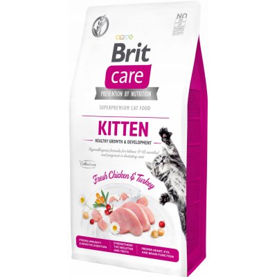 Brit Care Cat GF Kitten Healthy Growth 2 kg – Zboží Mobilmania