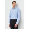 Pánská Košile Calvin Klein pánská košile slim s klasickým límcem K10K112299 modrá
