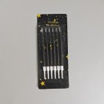 Cake star Dortové svíčky STAR černé se zlatem – Zbozi.Blesk.cz