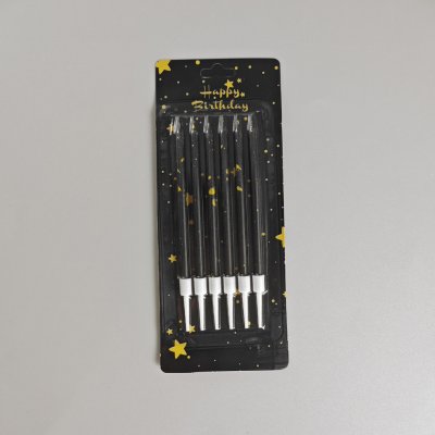 Cake star Dortové svíčky STAR černé se zlatem – Zbozi.Blesk.cz