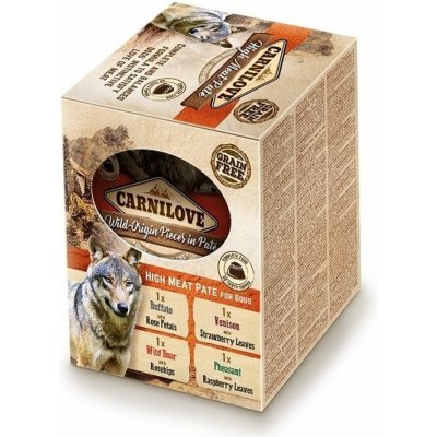 Carnilove Dog Pouch Paté Multipack 4 x 300g – Hledejceny.cz