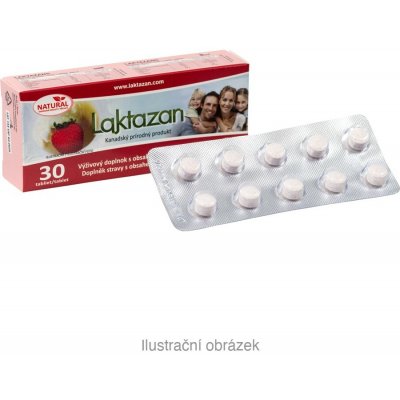 Laktazan 3.000 FCC jahodový 30 tablet – Hledejceny.cz